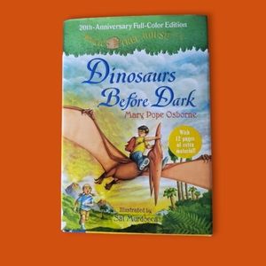 Magic Tree House #1 Dinosaurs Before Dark- Full color Edition Hard Cover Novel